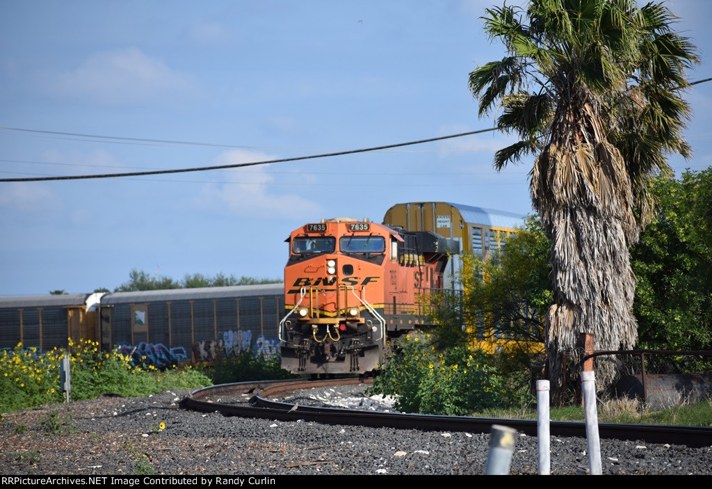 BNSF 7635 West 